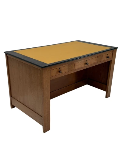 Art Deco Modernist Free-Standing Desk by J.A. Muntendam for L.O.V. Oosterbeek
